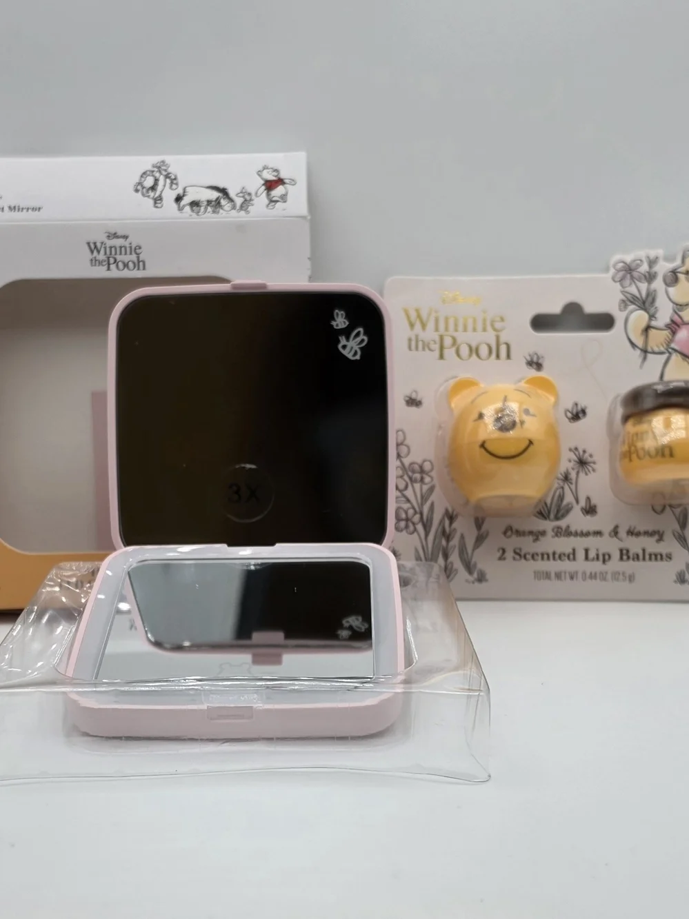 Winnie The Pooh Lip Gloss And Mirror Set